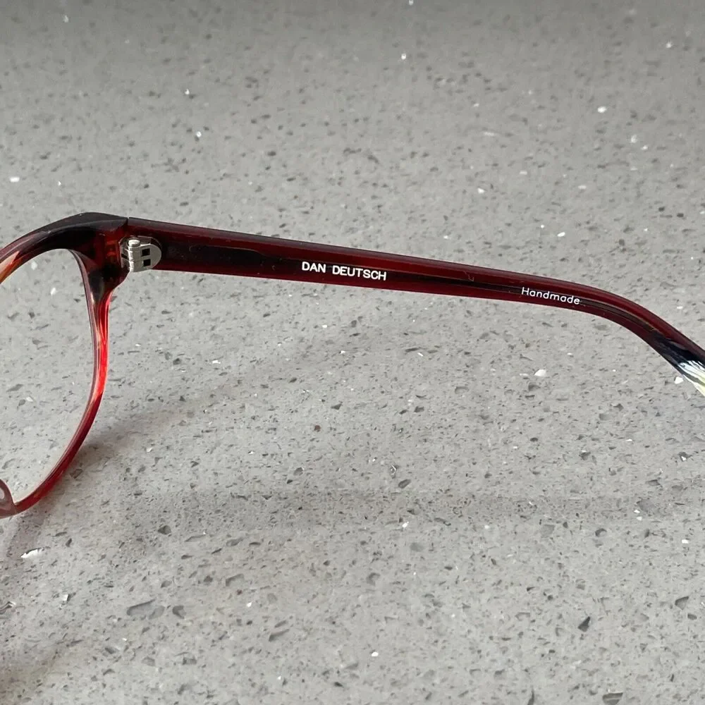 DAN DEUTSCH Optical Outlook Elvira 48 Eyeglasses Frames ONLY 53-15-135 Red